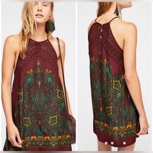 Free People Intimately Shea Printed Mini Dress